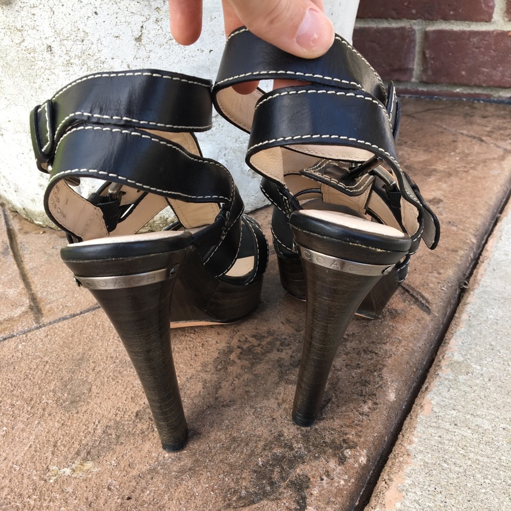 Coach Strapped Heels - Picture 5 of 5